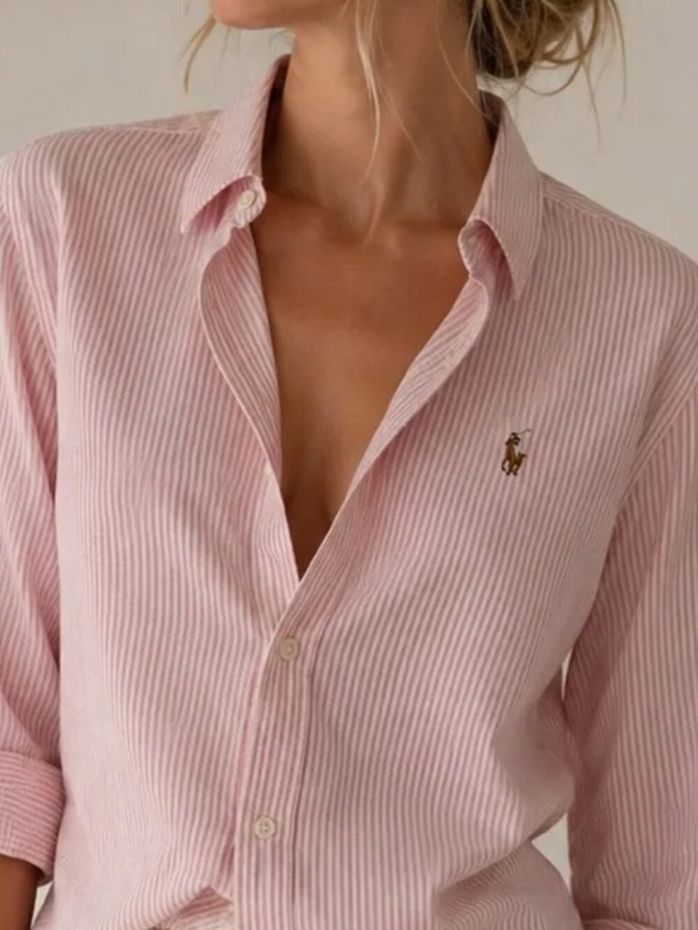 Polo Ralph Lauren striped knit oxford shirt - Picture 9 of 13